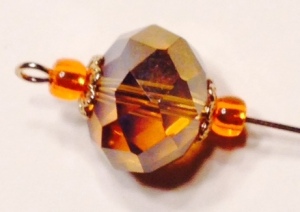 Amber and Orange E-bead