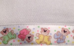 Bear burp cloth