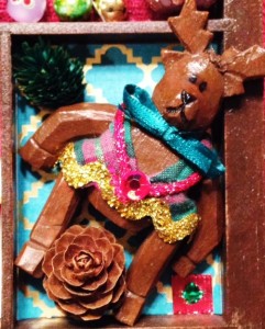 Memory Tray with Reindeer