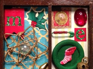 Memory Tray with star and button